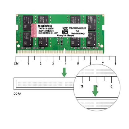 Yongxinsheng DDR4 3200MHz 32GB Kit Laptop Arbeitsspeicher SODIMM