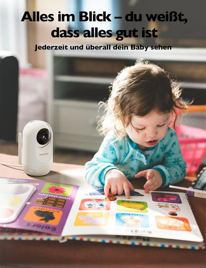 Momcozy Babyphone BM01 mit Kamera, 5 Zoll HD-Display, ohne WLAN