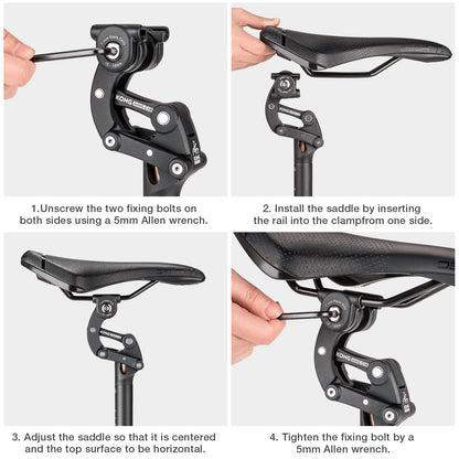 KONG MING CAR Gefederte Sattelstütze 30.9mm – Parallelogramm