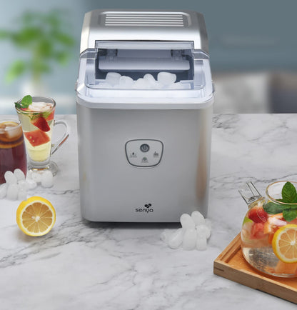 SENYA SYCP-IM002 Eiswürfelmaschine – Silber Kunststoff