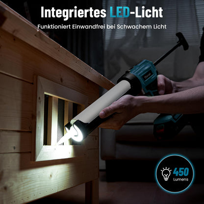 Uaoaii Akku-Kartuschenpistole 18V 300ml Makita-kompatibel ohne Akku