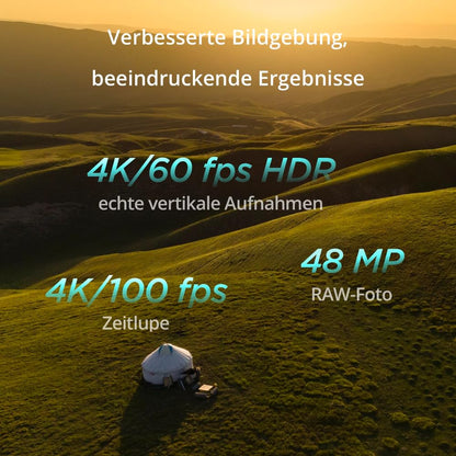 DJI Mini 4 Pro Faltbare 4K Drohne – RC-N2 Fernsteuerung