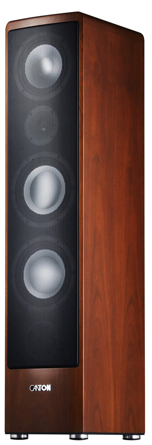 Canton Ergo 690 DC 3-Wege Bassreflex-Standlautsprecher Kirsch. Kirschfarbener Standlautsprecher für Hi-Fi-Sound.
