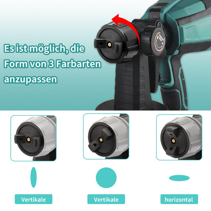 VKE Akku Farbsprühsystem 800W für Makita 18V, 1000 ml Behälter