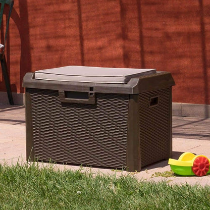 TOOMAX Kissen Compact Box Santorini Plus – braun 73x50.5x49.5 cm