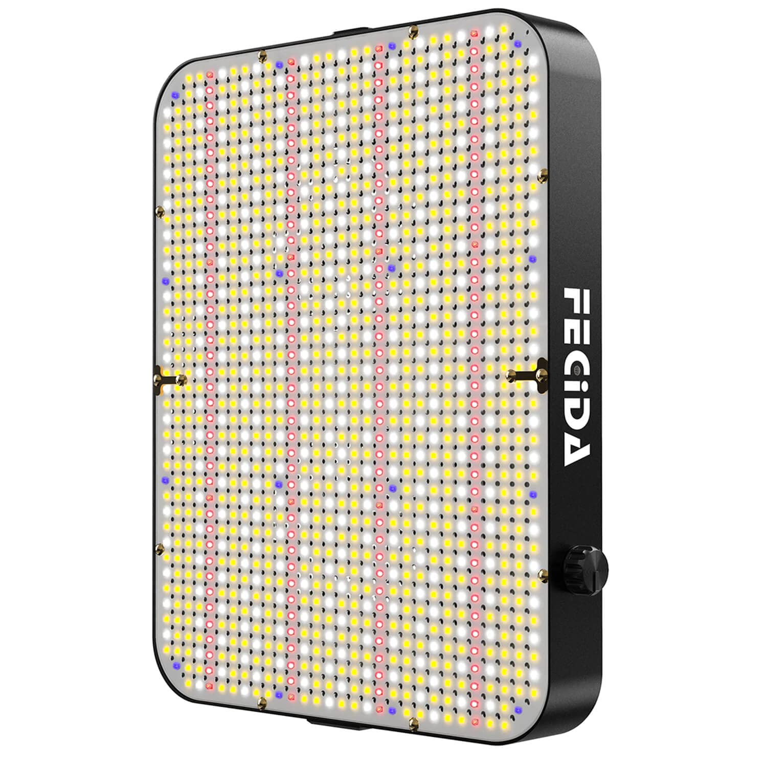 FECiDA 260W LED Pflanzenlampe Dimmbar Vollspektrum 90x90cm. Quadratisches LED-Panel zur Indoor-Pflanzenzucht.