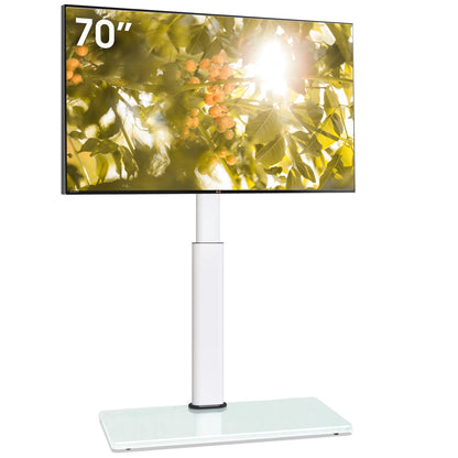 AOKCOS Universal TV Bodenständer 32-70 Zoll - Weiss
