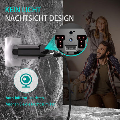 UIKOP C904 Mini Überwachungskamera 1080P mit Nachtsicht