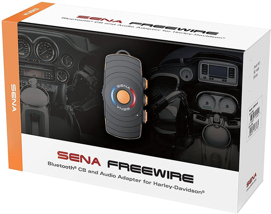 Sena FreeWire Bluetooth CB Audio Adapter für Harley-Davidson, schwarzes, kompaktes Gerät für drahtloses CB-Audio.