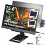 Ingnok YN02D Tragbarer Monitor 15,6 Zoll FHD IPS mit Ständer, schlanke mobile Bauform