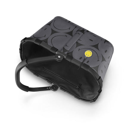 reisenthel carrybag smiley grey – Einkaufskorb mit Innentasche