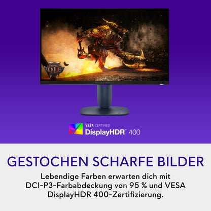Alienware AW2725DM 27 Zoll Gaming Monitor, QHD, 180 Hz, Fast IPS