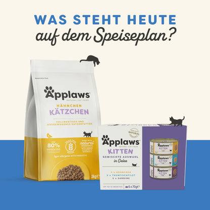 Applaws Katzennassfutter Thunfischfilet in Brühe, 24 x 156 g