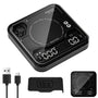 BOOKOO Kaffeewaage mit Timer, Bluetooth Espresso-Waage, 0,1 g – Digitalwaage mit LED-Anzeige und Glasoberfläche
