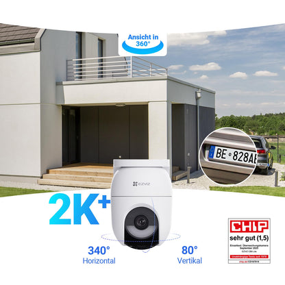 EZVIZ CB8 Lite Überwachungskamera Aussen Akku 4MP mit Solarpanel