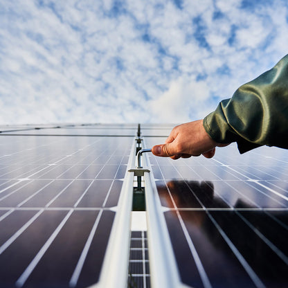 ANFIL Solarpanel Halterung für Flachdach und Metalldach, verstellbar