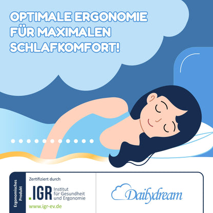 Dailydream Matratzentopper Model S Memory Foam – Standard 140x200cm