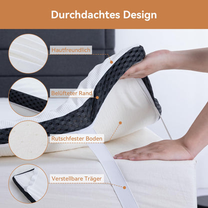 Amazon Basics Memoryschaum Matratzenauflage - 120x200x4 cm weiss