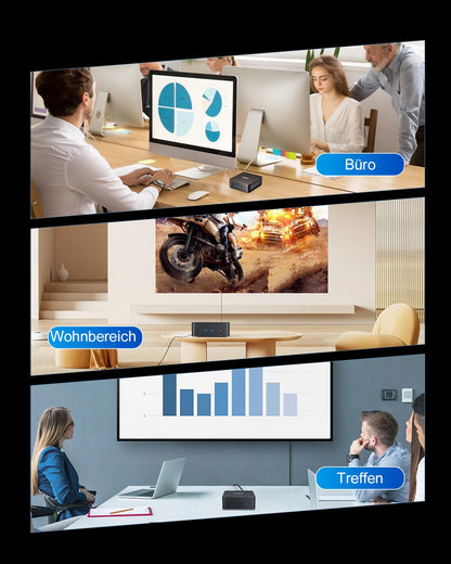 Ninkear Mini PC N100 - 16GB RAM 512GB SSD für Büro & Heim