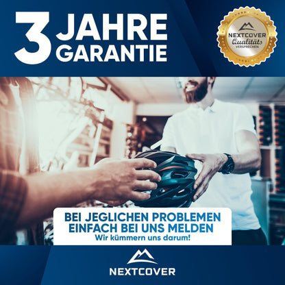 Nextcover LED Fahrradlicht Set mit LightSense Sensor, USB aufladbar