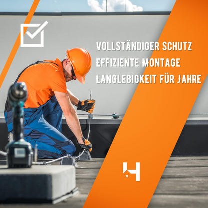 HausHeld® 45m Runddraht AlMgSi 8mm Erdungs-/Blitzschutz