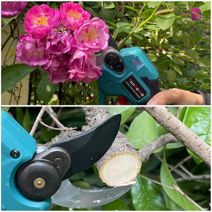 Yanhama Akku Astschere V10, elektrische Gartenschere, 50 mm