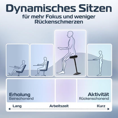 CLOUVOU Nexus Büro Stehhilfe ergonomisch – höhenverstellbar