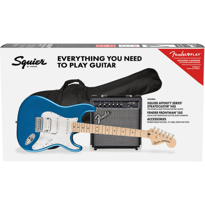 Fender Squier Affinity Strat HSS Pack E-Gitarren Set - MN LPB
