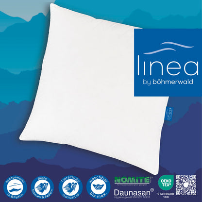 LINEA by böhmerwald cosy 3-Kammer-Kopfkissen weich 80x80