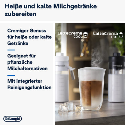De’Longhi Eletta Explore Perfetto Kaffeevollautomat - Dunkelgrau