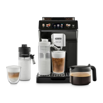 De’Longhi Eletta Explore Perfetto Kaffeevollautomat - Dunkelgrau