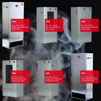 ITA Räucherofen 7000 – Räucherschrank Smoker 3 Etagen Sichtfenster