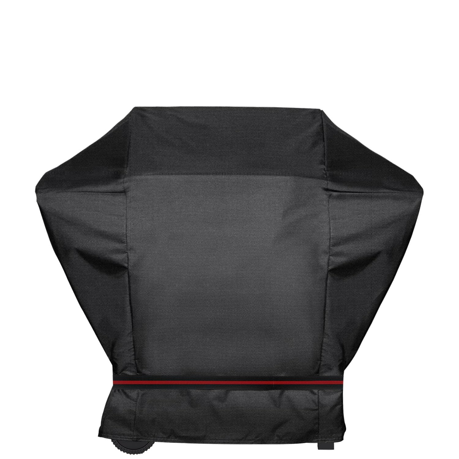 WELL GRILL Abdeckhaube für Gasgrills, 600D, 120 x 60 x 110 cm in Schwarz mit Zugband zum Schutz des Grills