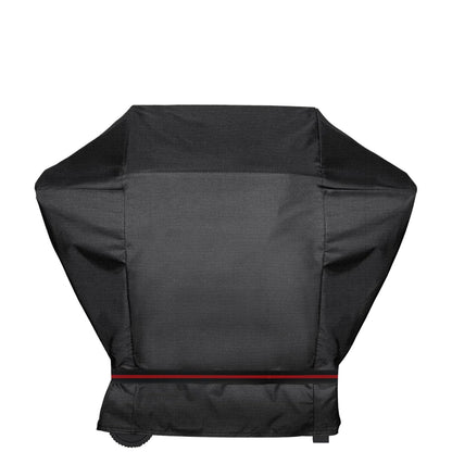 WELL GRILL Abdeckhaube für Gasgrills, 600D, 120 x 60 x 110 cm in Schwarz mit Zugband zum Schutz des Grills