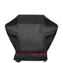 WELL GRILL Abdeckhaube für Gasgrills, 600D, 120 x 60 x 110 cm in Schwarz mit Zugband zum Schutz des Grills