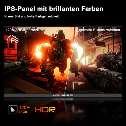 Minifire MFG27F4Q Gaming Monitor - 27 Zoll WQHD 180Hz