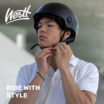 Westt Skaterhelm WN-001 mit Sonnenvisier für Damen und Herren