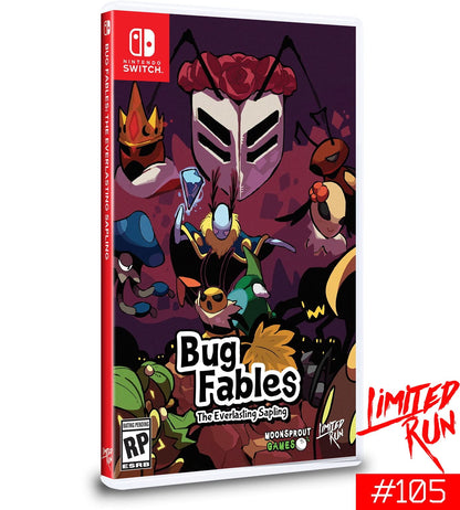 Bug Fables: The Everlasting Sapling Rollenspiel - Nintendo Switch. 2D-Rollenspiel mit Insekten-Charakteren zum Spielen auf der Nintendo Switch.