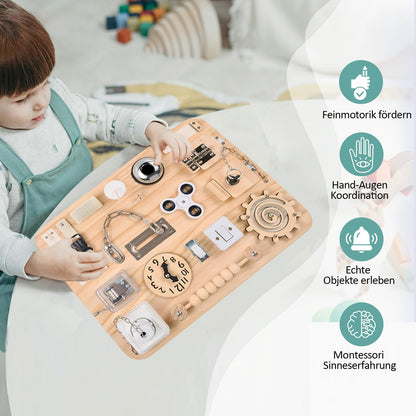 Potatomato Busy Board LT720 – Montessori Activity Board aus Holz