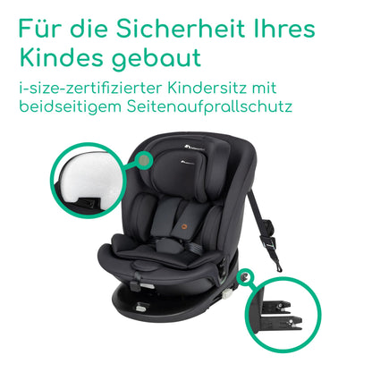 Bebeconfort RevolveFix 360 i-Size Kindersitz 360 Drehbar - Full Black