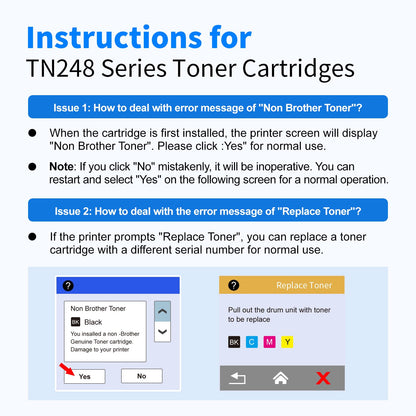 MYCARTRIDGE TN248XL Toner – Kompatibel Multipack 5-Stk.