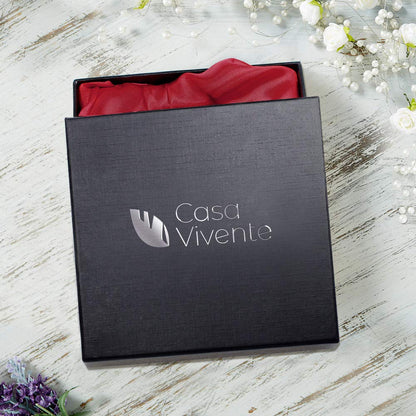 Casa Vivente Glaskristall mit Gravur, personalisiert zum Jubiläum