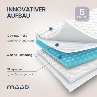 müüd® Gewichtsdecke Therapie & Schlaf 7kg - 135x200 cm