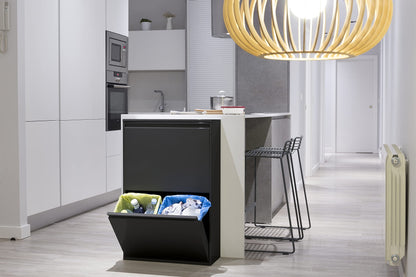 ARREGUI Basic CR606-B Mülltrennsystem - 4 Fächer schwarz