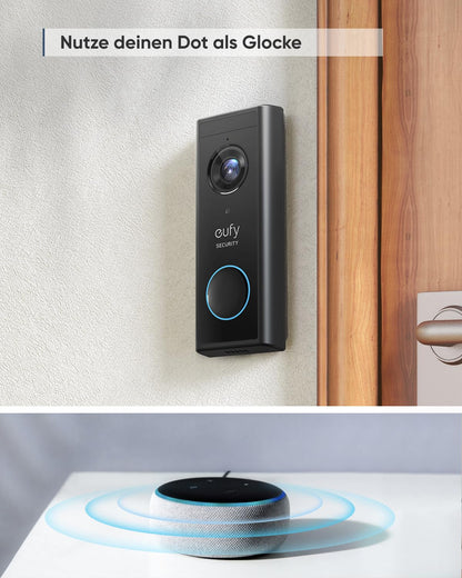 eufy Security S220 kabellose 2K Video-Türklingel – Akku