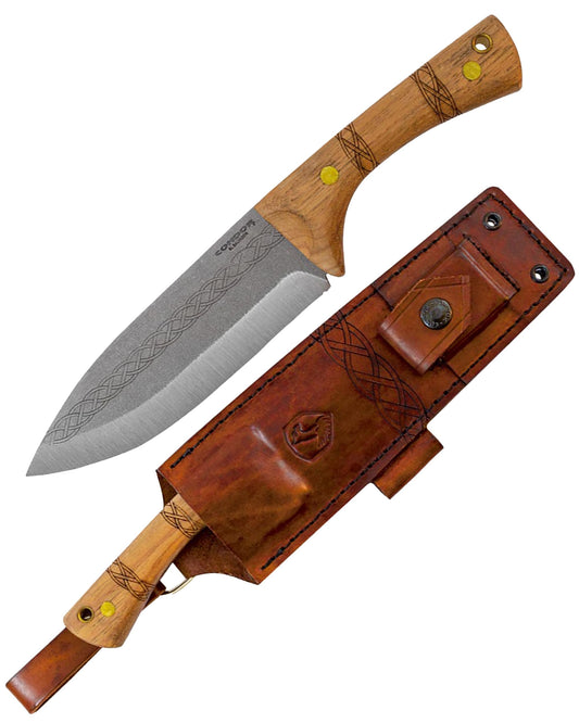 Condor Pictus – Hochwertiges Feststehendes Outdoor Messer. Feste Klinge, ergonomischer Griff. Zum Schneiden bei Outdoor-Aktivitäten.