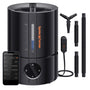 Spider Farmer SF-H5 Ultraschall-Luftbefeuchter 5L mit Hygrometer, schwarz, für Grow-Zelt