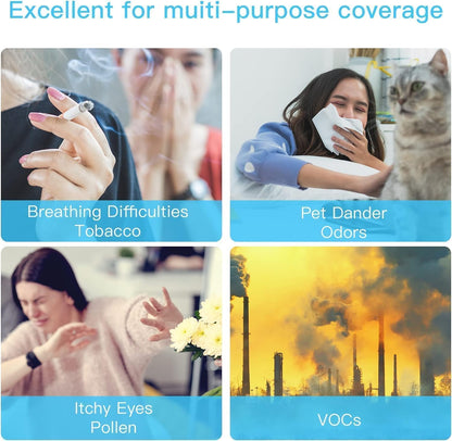 AIRTOK AP1001 Luftreiniger – H13 HEPA Filter für 92m²