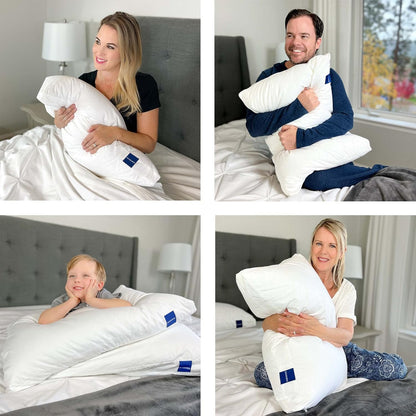 ACCURATEX Memory Foam Kopfkissen 40x80 cm, 2er Set, höhenverstellbar