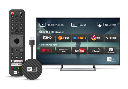 HD+ Stick TV-Receiver – 3 Mt. HD+ gratis & conecto Kabelbinder